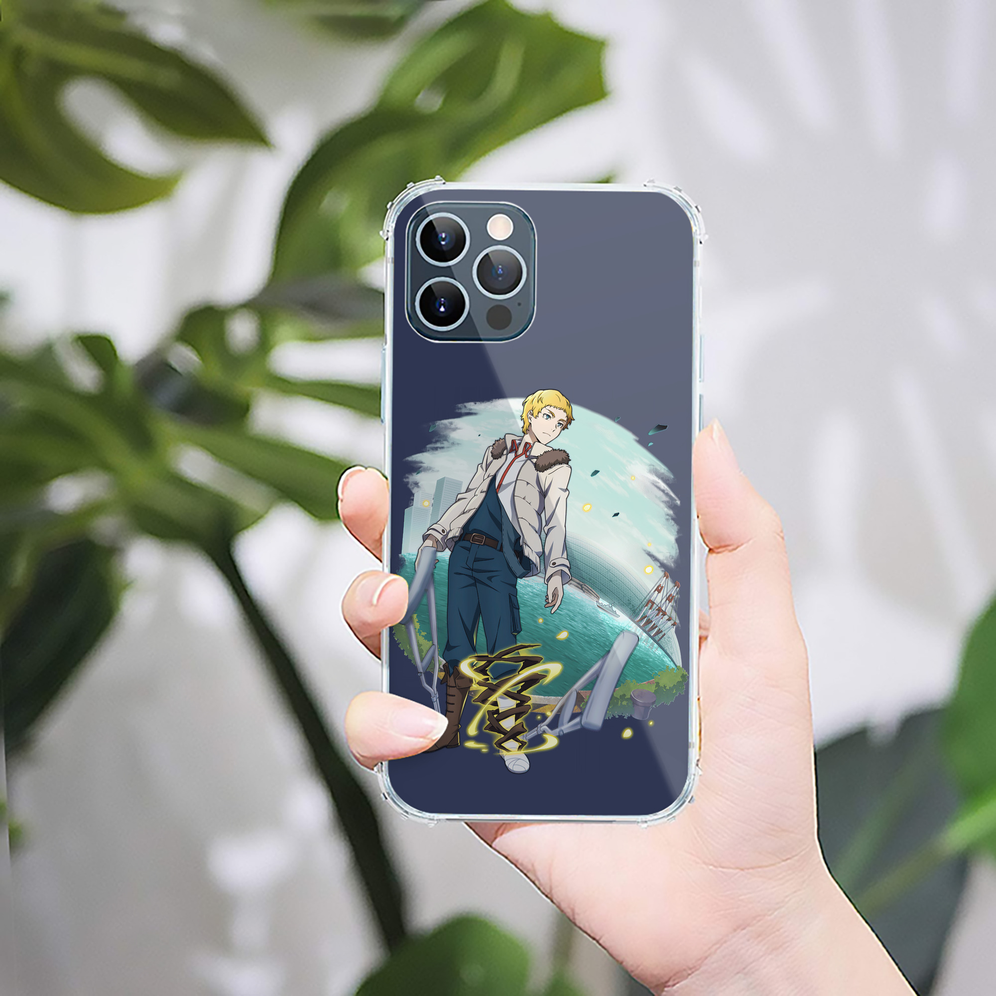 （画像用） 文豪ストレイドッグス Bungo Stray Dogs 【iPhone 12シリーズ対応】透明スマホケース（クリアソフトケース）
